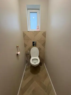 Salle de bains dans l'établissement La maison aux embruns - vue mer