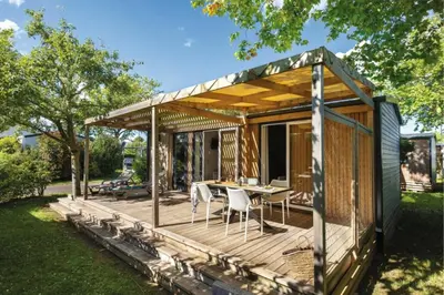 Jardin de l'établissement Cottage 4p 2Bdrms AirCon