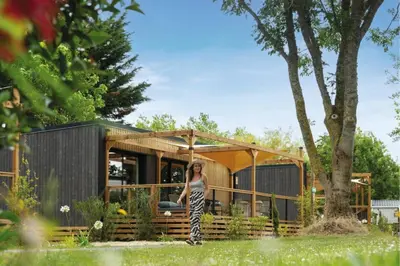 Jardin de l'établissement Chalet Albatre 4p 2Bdrms AirCon