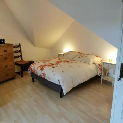 Un ou plusieurs lits dans un hébergement de l'établissement Au Coeur du Cotentin