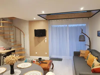 Coin salon dans l'établissement La petite madeleine