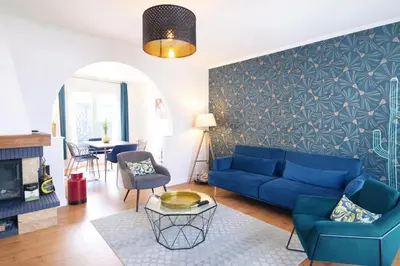 Coin salon dans l'établissement La maison du Golf