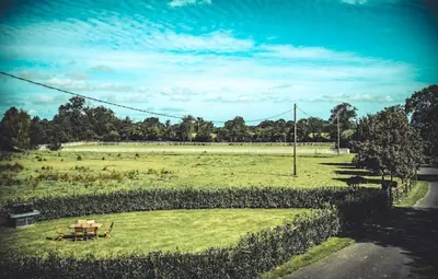 Jardin de l'établissement La Ferme du Bois