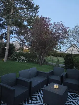 Jardin de l'établissement Arc en Ciel du Mont B&B