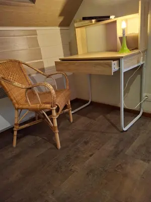 Cuisine ou kitchenette dans l'établissement CHAMBRES D'HOTES à LA FERME DES GOSSELINS