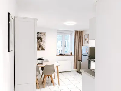 Cuisine ou kitchenette dans l'établissement le Demarquay