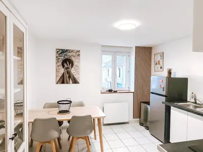 Cuisine ou kitchenette dans l'établissement le Demarquay