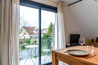 Balcon ou terrasse dans l'établissement Tulipe