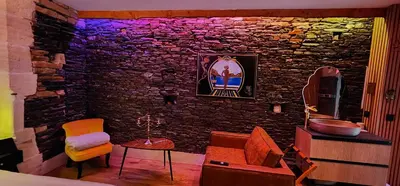 Coin salon dans l'établissement Aphrodite Spa