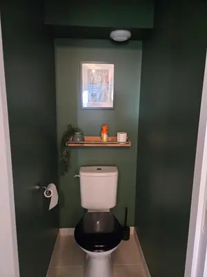 Salle de bains dans l'établissement Le repos au bord de l'eau