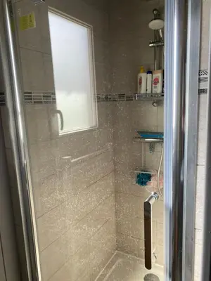 Salle de bains dans l'établissement Petit chalet