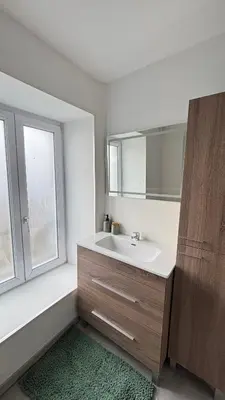 Cuisine ou kitchenette dans l'établissement Beauchamps