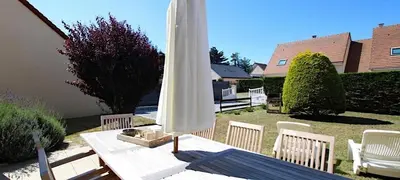 Jardin de l'établissement Sur les plages de Barneville-Carteret