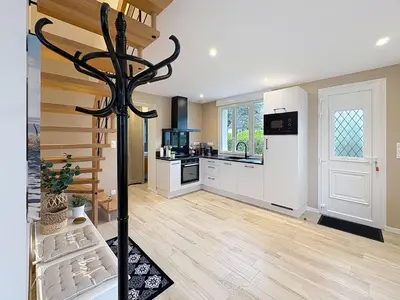 Cuisine ou kitchenette dans l'établissement Villa contemporaine près plage - 6 pers. - FR-1-361-573