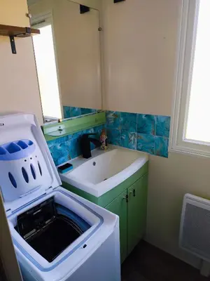 Plan de l'établissement Bungalow accueillant à La Haye avec piscine