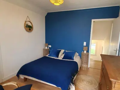 Un ou plusieurs lits dans un hébergement de l'établissement Holiday Home Le Crépuscule - Die Dämmerung by Interhome
