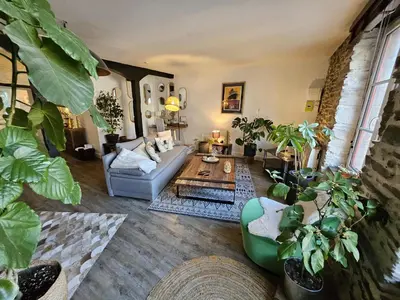 Coin salon dans l'établissement Breizh Loc'