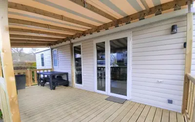 Balcon ou terrasse dans l'établissement Mobil home 6 personnes, Amorosa0066