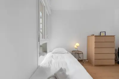 Un ou plusieurs lits dans un hébergement de l'établissement Escapade & Confort à Cabourg 4 pers