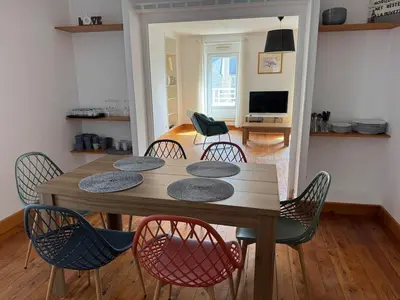 Télévision ou salle de divertissement dans l'établissement L' Annexe Barneville Bourg