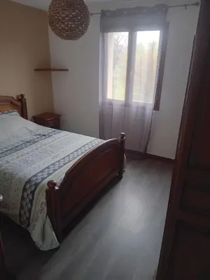 Un ou plusieurs lits dans un hébergement de l'établissement Grande maison à la campagne