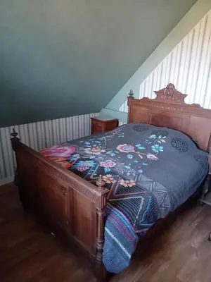 Un ou plusieurs lits dans un hébergement de l'établissement Grande maison à la campagne