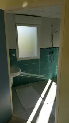 Salle de bains dans l'établissement Hotel de la Gare