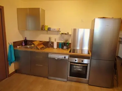 Cuisine ou kitchenette dans l'établissement Le Seigneur de Bons
