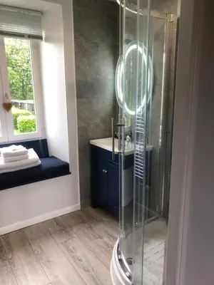Salle de bains dans l'établissement La Crepelliere