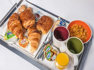 Nourriture dans l'hôtel ou à proximité