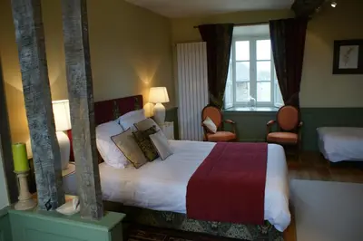 Un ou plusieurs lits dans un hébergement de l'établissement Le Clos Saint-Gilles
