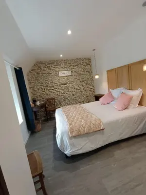 Un ou plusieurs lits dans un hébergement de l'établissement Le Clos Saint-Gilles