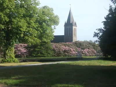 Jardin de l'établissement château de lamberville