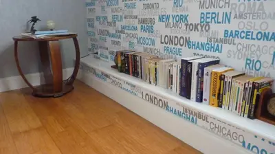 Bibliothèque dans le B&B/chambre d'hôtes