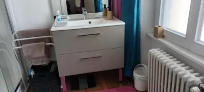 Salle de bains dans l'établissement La Petite Ecole de la Baie