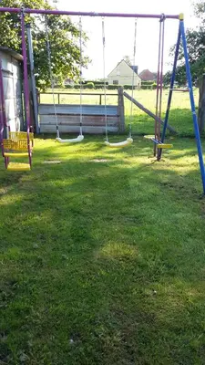 Aire de jeux pour enfants de l'établissement Ferme de la Ruette