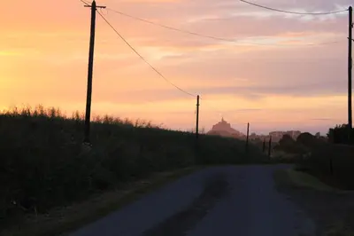 Lever ou coucher de soleil vu de le B&B/chambre d'hôtes ou à proximité