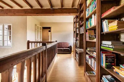 Bibliothèque dans le B&B/chambre d'hôtes