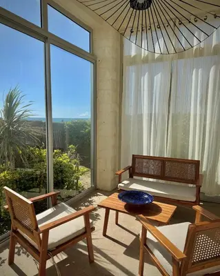 Vue générale sur la montagne ou vue sur la montagne depuis la maison de vacances