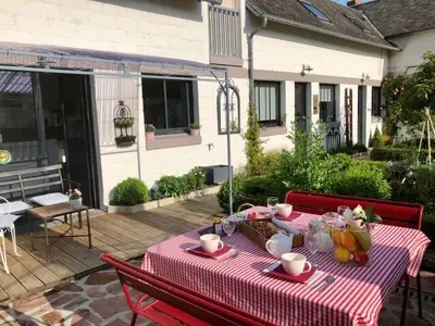 Jardin de l'établissement Le Grenier du Jardin