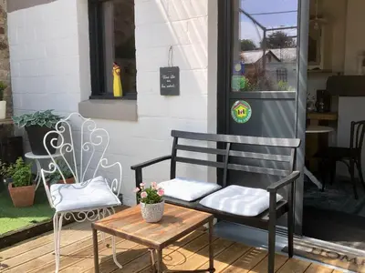 Coin salon dans l'établissement Le Grenier du Jardin