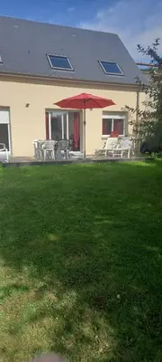 Jardin de l'établissement Maison de vacances - Baie du Mont Saint Michel