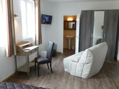 Coin salon dans l'établissement Hotel Jersey