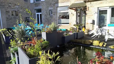 Jardin de l'établissement Hôtel Patton