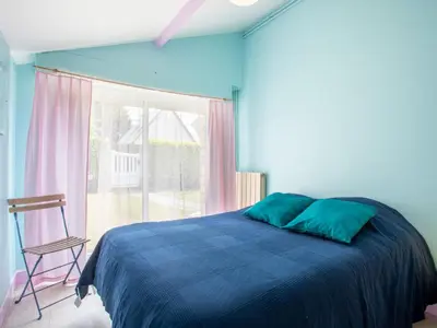 Un ou plusieurs lits dans un hébergement de l'établissement Holiday Home Villa Hélios by Interhome