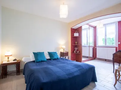 Un ou plusieurs lits dans un hébergement de l'établissement Holiday Home Villa Hélios by Interhome