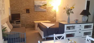 Un ou plusieurs lits dans un hébergement de l'établissement Le Clos Doux