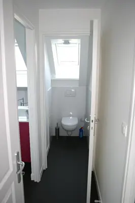 Salle de bains dans l'établissement La Cattevillaise