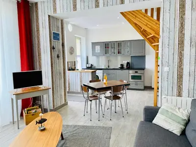 Cuisine ou kitchenette dans l'établissement Le Clos des Marronniers