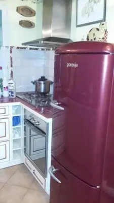 Cuisine ou kitchenette dans l'établissement Chez Arthur